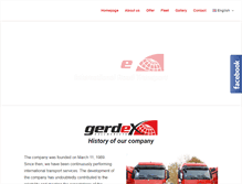 Tablet Screenshot of gerdex.pl
